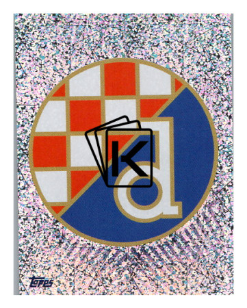 2019-20 Topps Champions League samolepka 546 Logo Dinamo Zagreb