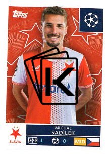2025-26 Topps Champions League SK Slavia Praha 405 Michal Sadílek