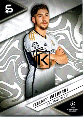 Fotbalová kartička 2023-24 Topps Superstars UEFA Club Competitions 141 Federico Valverde (Real Madrid C.F.)