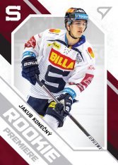 hokejová kartička 2021-22 SportZoo Tipsport Extraliga Rookie Premiere RP-2 Jakub Konečný HC Sparta Praha