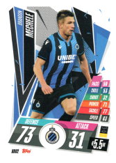 fotbalová kartička Topps Match Attax Champions League 2020-21 BRU2 Brandon Mechele Club Brugge