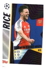 2025-26 Topps Champions League 2024/25 UEFA Champions League Team of the Season 10 Declan Rice (Arsenal)