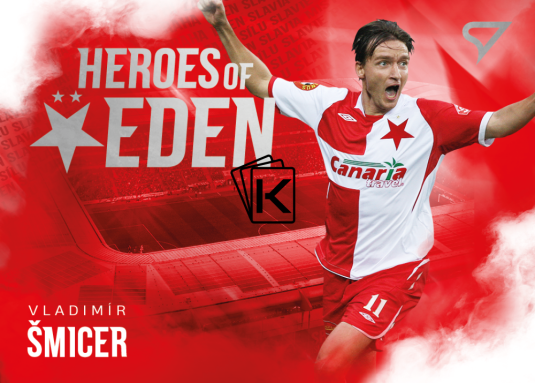2025-26 SportZoo SK Slavia Praha Heroes of Eden HE-17 Vladimír Šmicer