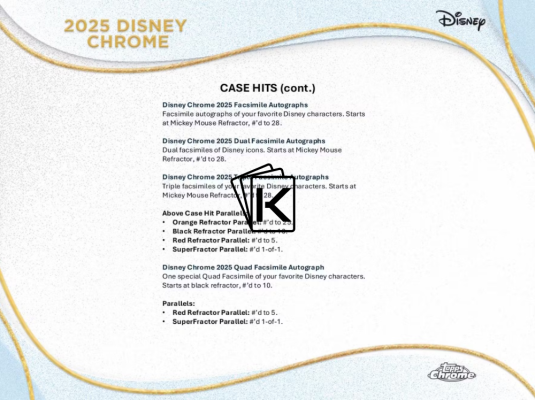 2025 Topps Chrome Disney Hobby Box