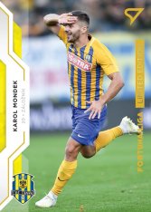 fotbalová kartička SportZoo 2020-21 Fortuna Liga Gold Limited 212 Karol Mondek SFC Opava /99