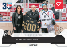 Hokejová kartička SportZoo 2022-23 Live L-066 Lukáš Pulpán HC Energie Karlovy Vary /38