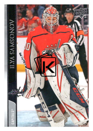 2020-21 UD Series One 192 Ilya Samsonov - Washington Capitals