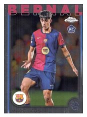 fotbalová kartička 2024-25 Topps Chrome UCC 39 Marc Bernal, FC Barcelona RC