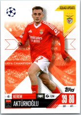 Fotbalová kartička 2024-25 Topps Match Attax EXTRA UEFA Club Competitions Squad Update 48.  Kerem Aktürkoğlu (SL Benfica)