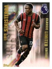 fotbalová kartička 2025-26 Topps  Premier League - Classic Limited Edition LE3 Luis Sinisterra (AFC Bournemouth)