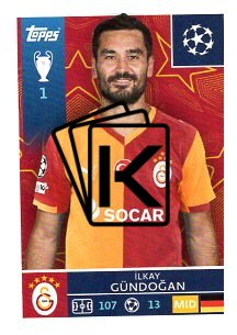 2025-26 Topps Champions League Galatasaray SK 232 İlkay Gündoğan