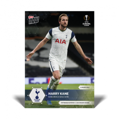 Fotbalová kartička Topps Now UEL 3 Harry Kane Kane Tottenham Hotspur