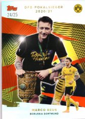 Fotbalová kartička 2021-22 Topps Borrusia Dortmund DBF-Pokalsieger Marco Reus /25 Refractor