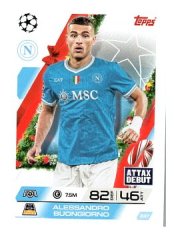 fotbalová kartička 2025-26 Topps Match Attax UCC Winter Collection SSC Napoli 247 Alessandro Buongiorno