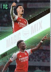 fotbalová karta Panini Top Class 217  Gabriel Martinelli / Bukayo Saka (Arsenal)