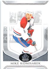Hokejová karta 2020-21 Upper Deck SP Legends Signature Edition 202 Mike Komisarek - Montreal Canadiens