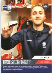 2021 MK Národní Tým Game Dated Moment 86 Nick Malík