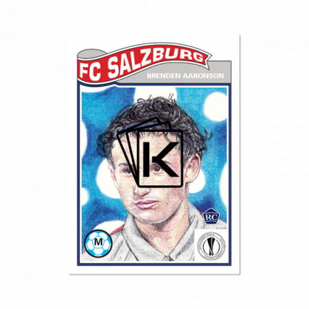 Fotbalová kartička Topps Living Set 299  Brenden Aaronson FC Salzburg