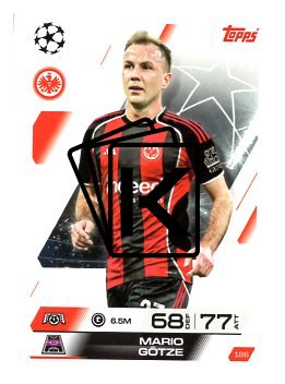 fotbalová kartička 2025-26 Topps Match Attax UCC 186 Mario Götze (Eintracht Frankfurt)