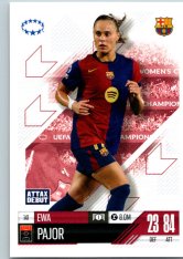 Fotbalová kartička 2024-25 Topps Match Attax EXTRA UEFA Club Competitions UWCL Cards 141.  Ewa Pajor (FC Barcelona)