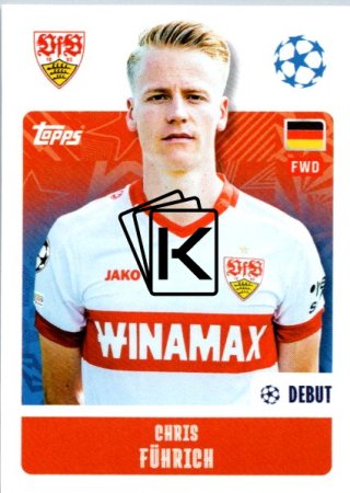 2024-25 Topps Champions League 389 Chris Führich (VfB Stuttgart)