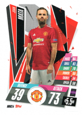 fotbalová kartička Topps Match Attax Champions League 2020-21 MNU14 Juan Mata Manchester United