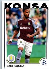 fotbalová kartička 2024-25 Topps UEFA Club Competitions Flagship 66 Ezri Konsa Aston Villa