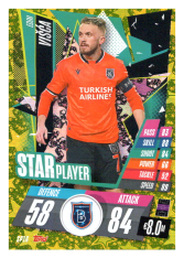 fotbalová kartička Topps Match Attax Champions League 2020-21 Star Player SP16 Edin Višća - İstanbul Başakşehir