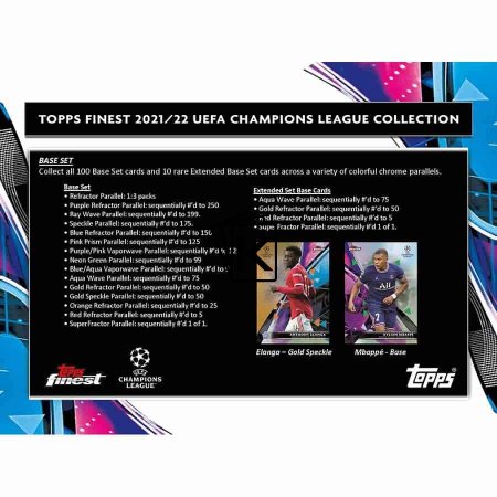 2021-22 Topps Finest UEFA Champions League Hobby Mini Box