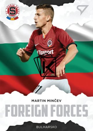 fotbalová kartička SportZoo 2020-21 Fortuna Liga Serie 2 Foreign Forces FF31 Martin Minčev AC Sparta Praha