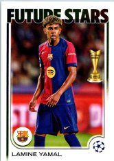 fotbalová kartička 2024-25 Topps UEFA Club Competitions Flagship 27 Lamine Yamal – Future Stars FC Barcelona