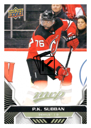 2020-21 UD MVP 150 P.K. Subban - New Jersey Devils