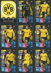 2019-20 Topps Match Attax Champions League Týmový set Borussia Dortmund