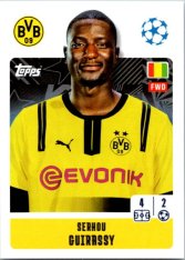2024-25 Topps Champions League 133 Serhou Guirassy (Borussia Dortmund)