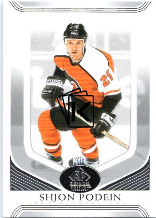 Hokejová karta 2020-21 Upper Deck SP Legends Signature Edition 208 Shjon Podein - Philadelphia Flyers