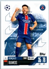 fotbalová kartička 2024-25 Topps Match Attax UEFA Club Competitions  171 Goncalo Ramos (Paris Saint-Germain)