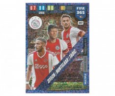 Fotbalová kartička Panini FIFA 365 – 2020 Multiple 387 Ajax Amsterdam Ziyech Huntelaar Tadic