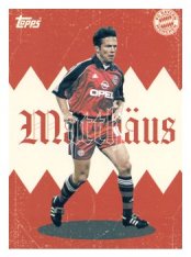 fotbalová kartička 2025-26 Topps Team set FC Bayern Munchen Die Bayern DB-10 Lothar Matthäus