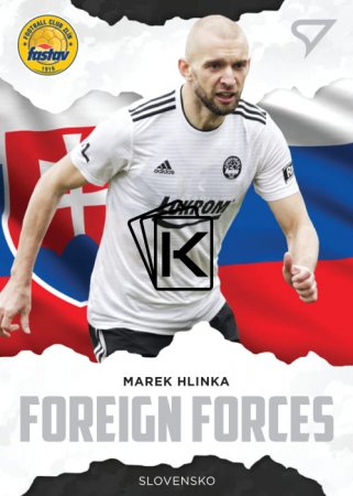 fotbalová kartička SportZoo 2020-21 Fortuna Liga Serie 2 Foreign Forces FF38 Marek Hlinka FC Fastav Zlín