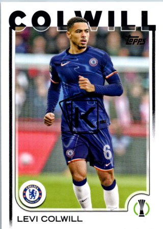fotbalová kartička 2024-25 Topps UEFA Club Competitions Flagship 145 Levi Colwill Chelsea FC
