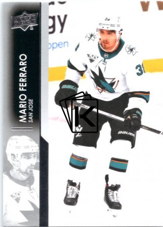 hokejová karta 2021-22 UD Series One 148 Mario Ferraro - San Jose Sharks
