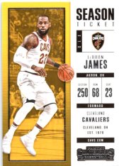2017-18 Panini Contenders 20 Season Ticket  Lebron James Cleavlend Cavaliers