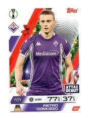 fotbalová kartička 2025-26 Topps Match Attax UCC Winter Collection ACF Florentina 284 Pietro Comuzzo