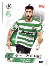 fotbalová kartička 2025-26 Topps Match Attax UCC 202 Gonçalo Inácio (Sporting Clube de Portugal)