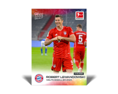 Fotbalová kartička Topps Now Bundesliga 69 Robert Lewandowski FC Bayern Munchen