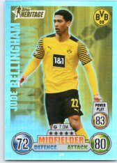 fotbalová kartička 2021-22 Topps Match Attax UEFA Champions League Heritage 478 Jude Bellingham - Borussia Dortmund
