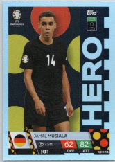 fotbalová karta Topps Match Attax EURO 2024 GER14  Jamal Musiala (Germany)  -  Hero