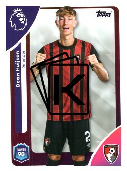 fotbalová kartička 2025-26 Topps  Premier League 40 Dean Huijsen (AFC Bournemouth)