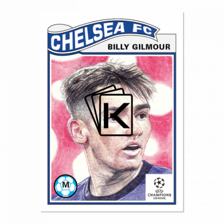 Fotbalová kartička Topps Living Set 294  Billy Gilmour Chelsea FC