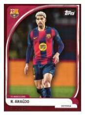 fotbalová kartička 2025-26 Topps Team set FC Barcelona R. Araújo /350